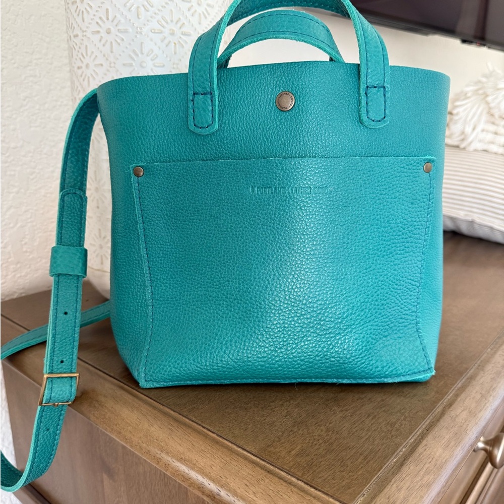 Portland Leather SEAFOAM Mini Crossbody - UNICORN 🦄🦄🦄